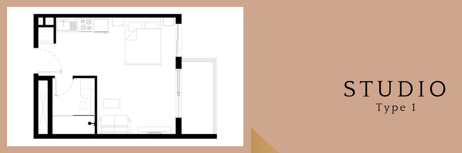 Studio, 1, & 2 Bedroom - Floor 1