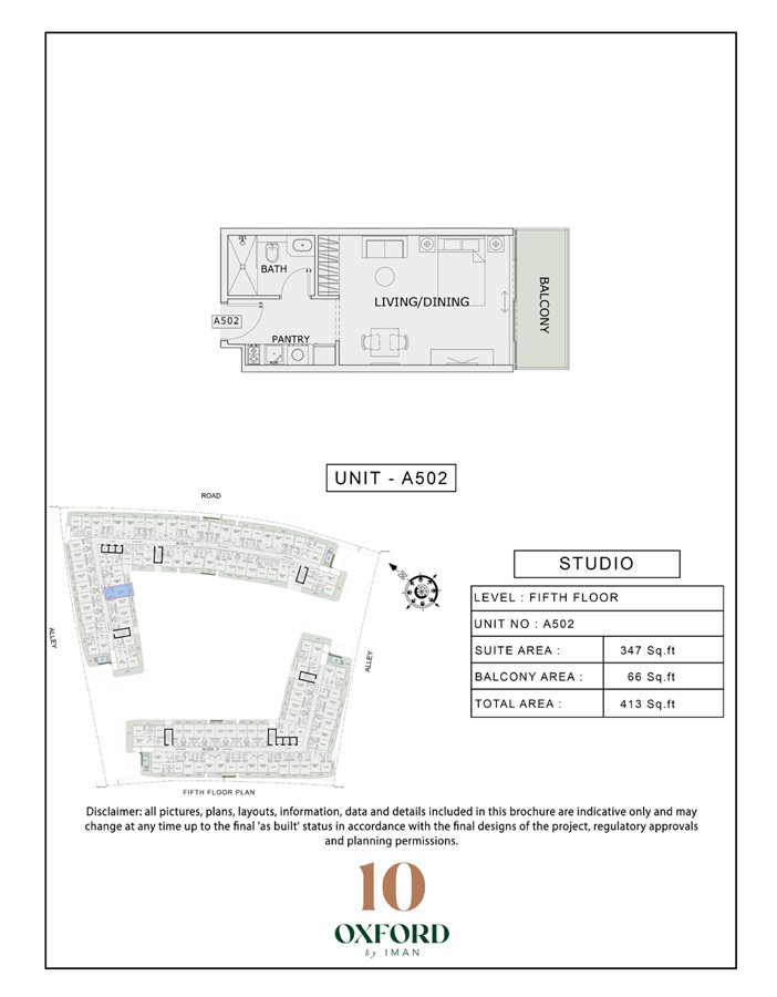 Studio, 1 & 2 Bedroom - Floor 1