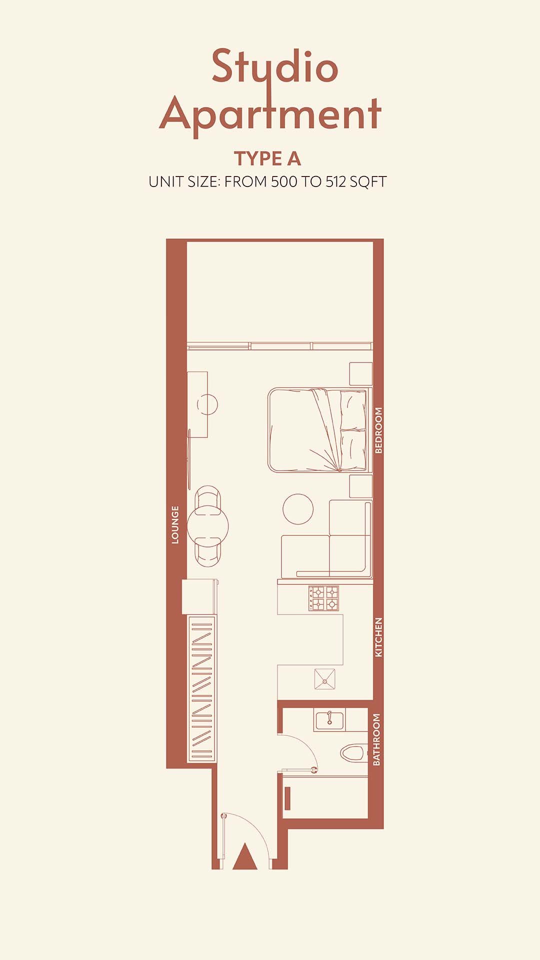 Studio & 1 Bedrooms - Floor 1